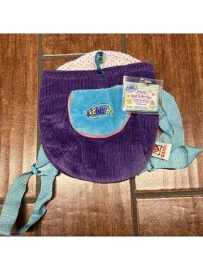 Webkinz Purple Plush Pet Carrier, NWT